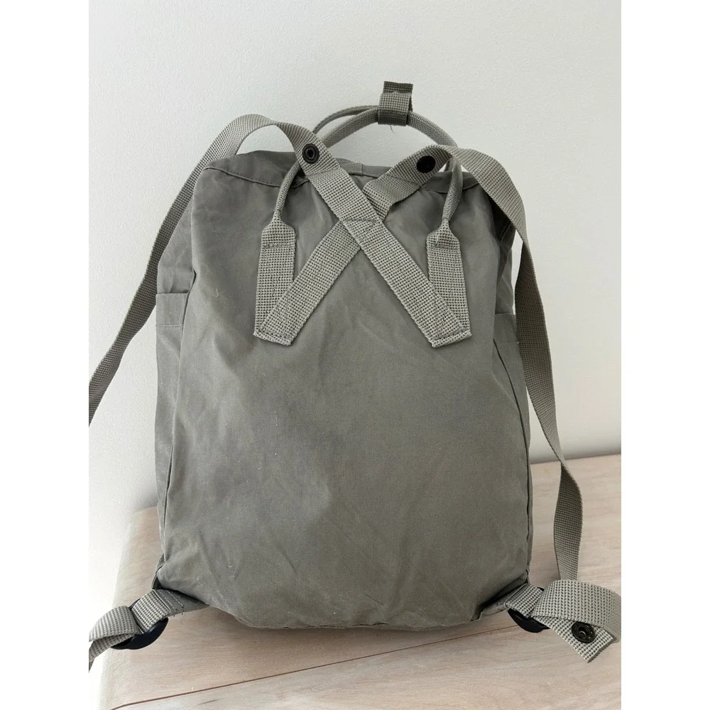 Fjallraven Kanken Classic Grey Backpack 23510 Vinylon F 16L School Bag